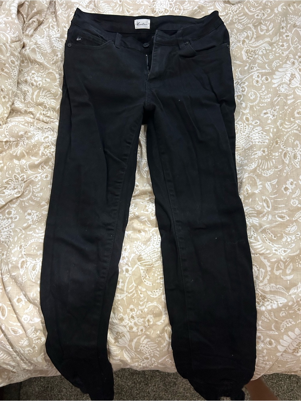 Straight Black womens Jeans